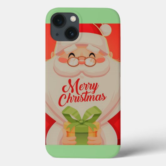Cute Retro Santa Claus Case-Mate iPhone Case (Achterkant)