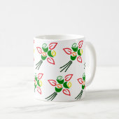 Cute Retro Springtime Flowers on a Coffee Cup Mug Koffiemok (Voorkant rechts)