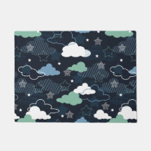 Cute Retro Sterrennacht Sky Pattern