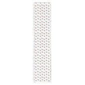 Cute Retro Style Cherry Kitchen Table Runner Korte Tafelloper (Voorkant)