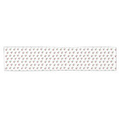 Cute Retro Style Cherry Kitchen Table Runner Korte Tafelloper (Horizontaal)