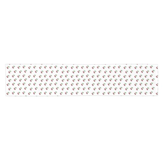 Cute Retro Style Cherry Kitchen Table Runner Korte Tafelloper (Horizontaal)