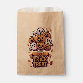 Cute Retro Trick or Treat Halloween Zakjes