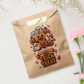 Cute Retro Trick or Treat Halloween Zakjes (Gezegeld)