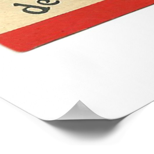 Cute retro  Valentijn Holiday poster (Hoek)