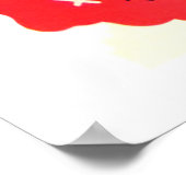 Cute retro  Valentijn poster (Hoek)