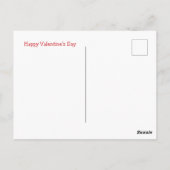 Cute Retro Valentine Cats Briefkaart (Achterkant)