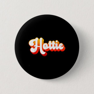 Cute Retro Vintage Hottie Ronde Button 5,7 Cm