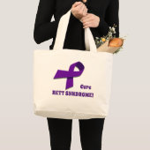 Cute Rett syndrome Awareness Bag! Grote Tote Bag (Voorkant (product))