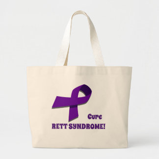 Cute Rett syndrome Awareness Bag! Grote Tote Bag