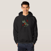 Cute Rex   Dinosaur in Love Hoodie (Voorkant volledig)