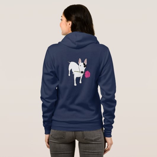 Cute Rex zipperd Hoodie (Achterkant volledig)