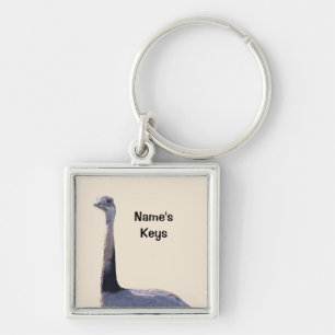 Cute Rhea Bird Sleutelhanger