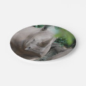 Cute Rhino Papieren Bordje (Gekanteld)