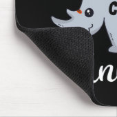 Cute Rhino redt de Chubby Unicorns Muismat (Hoek)