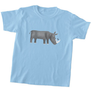 Cute Rhinoceros Dierenvriend T-shirt
