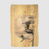 Cute rhinoceros in afrika golfhanddoek (Voorkant)