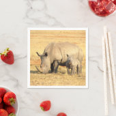 Cute rhinoceros in afrika servet (Insitu)