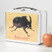 Cute rhinoceros kever cartoon (In situ)