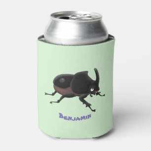 Cute rhinoceros kever cartoon blikjeskoeler