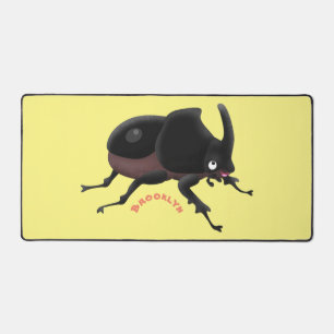 Cute rhinoceros kever cartoon bureaumat