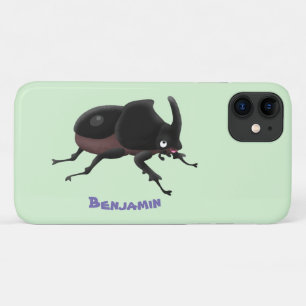 Cute rhinoceros kever cartoon Case-Mate iPhone case
