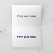 Cute rhinoceros kever cartoon kaart (Binnen)