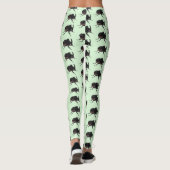 Cute rhinoceros kever cartoon leggings (Achterkant)
