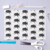 Cute rhinoceros kever cartoon tissuepapier (Craft)