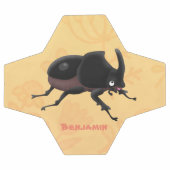 Cute rhinoceros kever cartoon voetbal (Enkel)