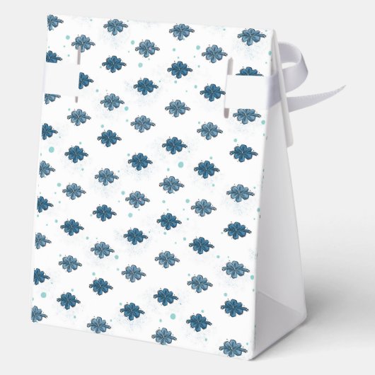 Cute Ribbon Bows & Dots Party Gift Packaging Bedankdoosjes (Achterkant)