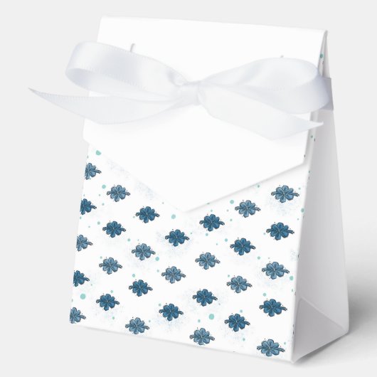 Cute Ribbon Bows & Dots Party Gift Packaging Bedankdoosjes (Voorkant)