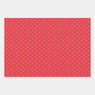 Cute Ribbon Love Seamless Pattern Wrapping Paper, Inpakpapier Vel
