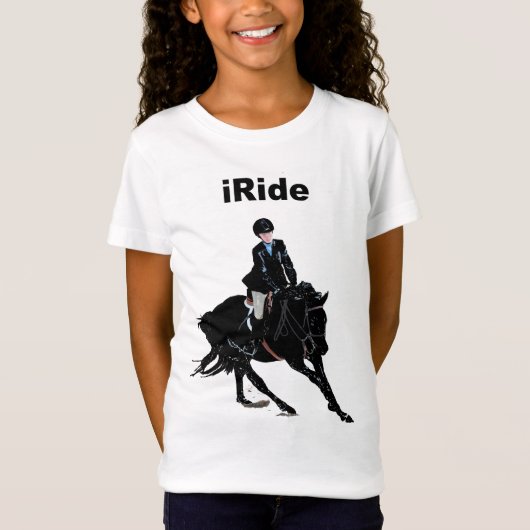Cute Ride Children's Horse T-shirt (Voorkant)