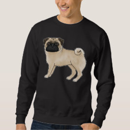 Cute Rimpelig Gezicht Pug Hond Mops Hondenras Desi Trui