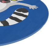 Cute ring tail lemur dansend cartoon illustratie snijplank (Hoek)