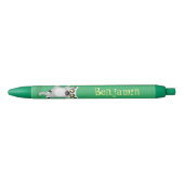 Cute ring tail lemur dansend cartoon illustratie zwarte inkt pen (Voorkant)