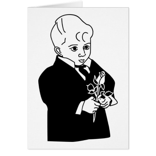 Cute Ringbearer BW (Voorkant)