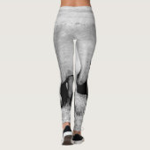 Cute rinoceros in Afrikaanse leggings (Achterkant)