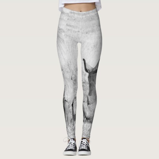 Cute rinoceros in Afrikaanse leggings (Voorkant)