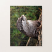 Cute River Otter, Jigzaag Puzzle Legpuzzel (Verticaal)