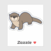Cute River Otter Sticker (Vel)