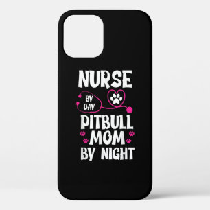 Cute RN Nurse Pit Bull Ma Paw Dog Puppy Lover Case-Mate iPhone Case