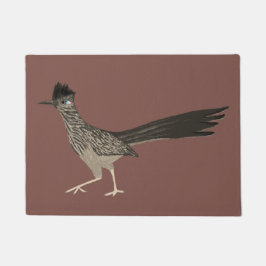 Cute Roadrunner Art over roest Deurmat