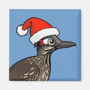 Cute Roadrunner Santa Claus Magneet