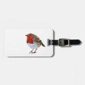 Cute robin bagagelabel (Voorkant horizontaal)