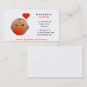 Cute Robin Bird child care/animal care Visitekaartje (Voorkant / Achterkant)