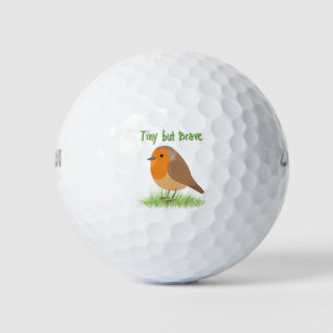 Cute Robin Bird Golfbal Golfballen