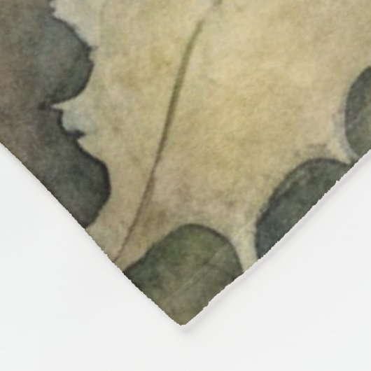 Cute Robin Fleece Deken (Hoek)