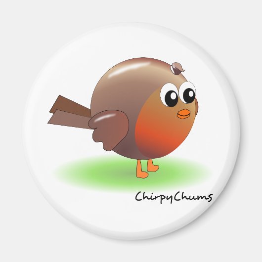 Cute Robin Magneet (Voorkant)